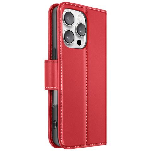 Custodia A Portafoglio Per Iphone 16 Pro Max In Pelle Premium Con Funzione Stand - Foto 1