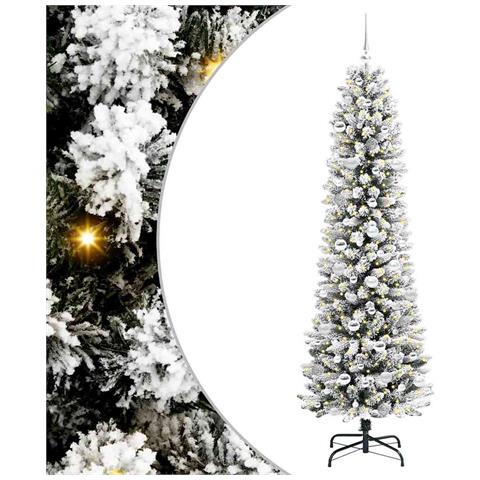 Albero di Natale artificiale con 300 LED Bianco 210 cm - Foto 1