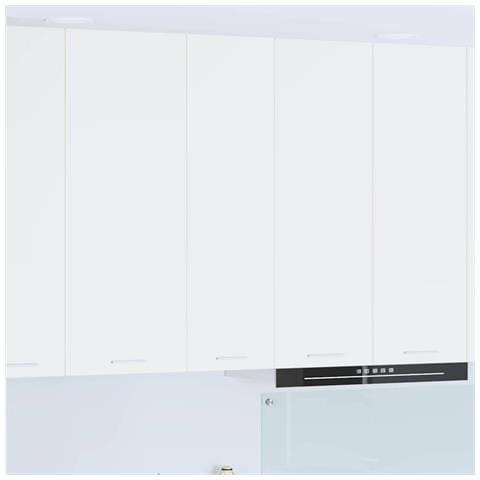 Armadio pensile Riga Bianco 30 x 31 x 100 cm Legno multistrato - Foto 2