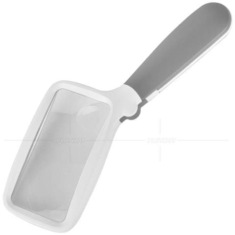 Lente D'ingrandimento Pieghevole Portatile Con Luci Led - Loupe Ricaricabile Usb 4x/8x Grey - Foto 1