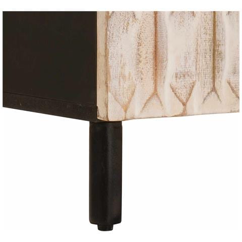 Armadio per Lavabo da Bagno con porta Bianco 62 x 33 x 58 cm - Foto 9