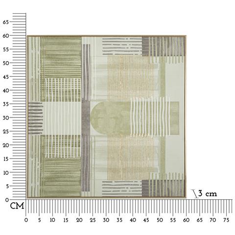 Stampa Su Tela Lignes A Astratta Geometrica Con Cornice, 60x60 Cm - Foto 7