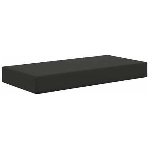 Cuscino da Sedia Esterno Nero 80 x 40 x 8 cm 100% Poliestere - Foto 1