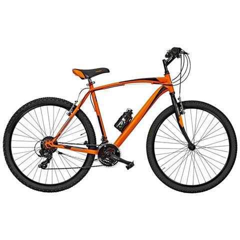 Bici Da Uomo Mountain Bike Misura 26 Bicicletta Mtb Nevada Nv26 Cambio 18v - 40 Arancio Nero Opaco - Foto 1