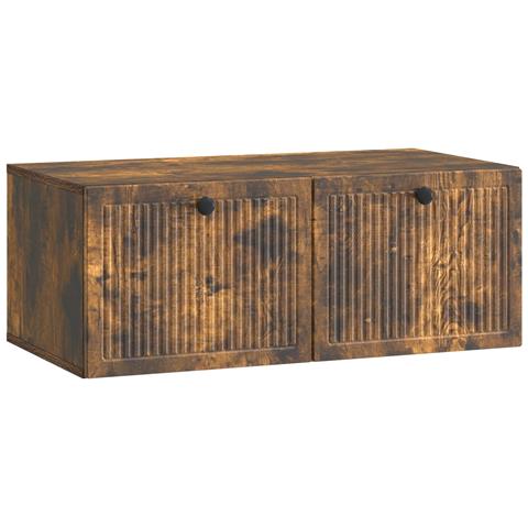 Mobile Porta TV da Muro Rovere Fumo 78,5 x 41 x 30 cm - Foto 1