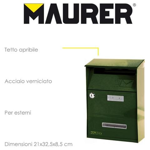 Cassetta postale in acciaio verniciato verde modello Signal - Foto 2