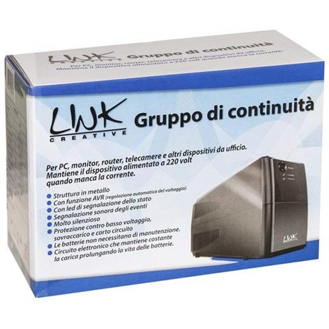 Gruppo di Continuita' UPS 500VA / 300W Prese 2 x Schuko - Foto 4