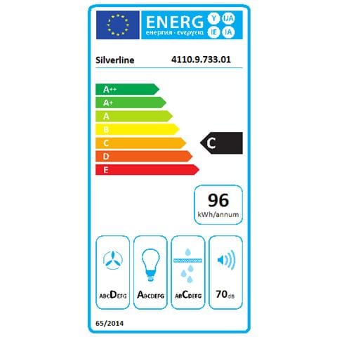 Cappa 4110 90 a Parete da 90 cm Filtrante Colore Inox - Foto 4