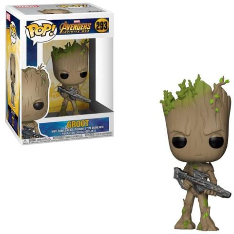 Marvel: Funko Pop! Marvel - Avengers Infinity War - Teen Groot With Gun - Foto 1