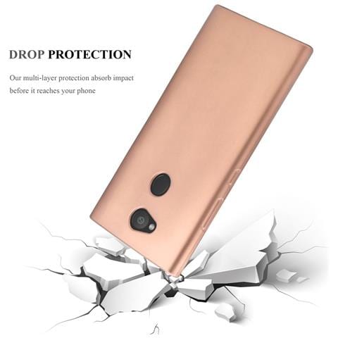 Custodia Compatibile Con Sony Xperia L2 In Oro Rosa Metallico - Coperchio Protettivo In Silicone Tpu Flessibile - Foto 10