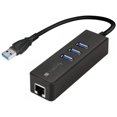 Consente Di Aggiunge Una Connessione Di Rete Gigabit Ad Un Notebook Tramite Una Porta Usb3.0 E Fornisce 3 Porte Usb 3.0 Per Collegare Periferiche Aggiuntive - Foto 1