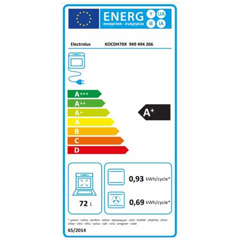 ELECTROLUX - Forno Elettrico da Incasso Serie 700 KOCDH70X Capacità 72 L  Multifunzione Ventilato Cottura a Vapore Potenza 2990 W Colore Acciaio Inox  - ePRICE