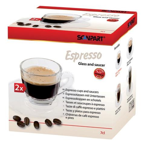 Espresso Cup And Saucer - 2x7cl - Foto 2