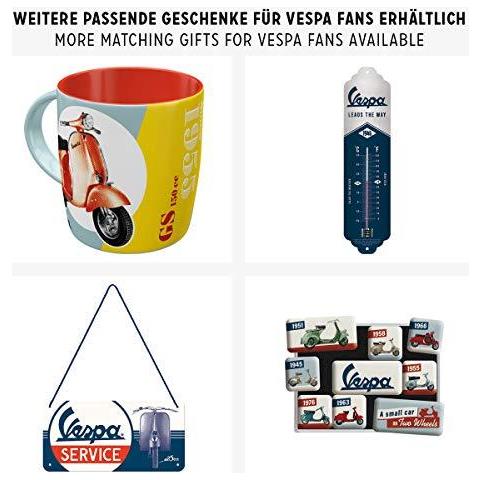 Retro Targa In Metallo - Idea Regalo Per Gli Appassionati Di Scooter La Placca Di Metallo Vintage Design Per La Decorazione Della Parete 30 X 40 Cm - Vespa - Italiano Leggenda - Foto 4