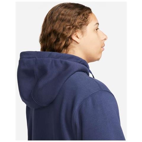 Felpa Da Uomo Con Cappuccio E Full Zip Club Fleece Taglia Xl Bv2645-410 Colore Blu - Foto 2