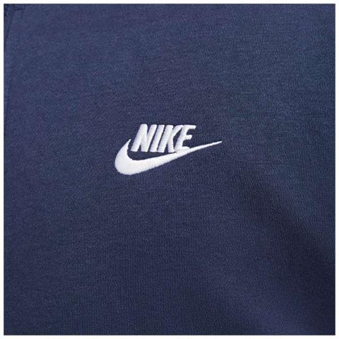 Felpa Da Uomo Con Cappuccio E Full Zip Club Fleece Taglia Xl Bv2645-410 Colore Blu - Foto 4