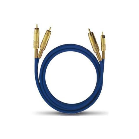 2035 2m 2 x RCA 2 x RCA Blu cavo audio - Foto 1