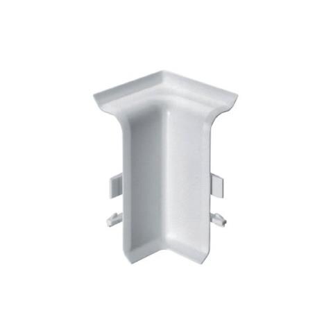 Angolo interno per canali ad uso battiscopa, Bianco RAL 9010 - Foto 1
