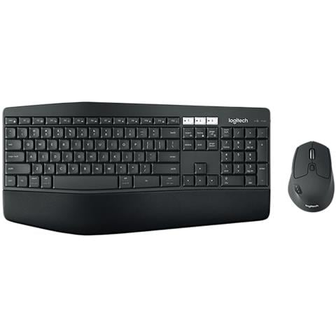 Tastiera e Mouse Wireless 920-008227  per Desktop (Layout Italiano) Colore Nero - Foto 1