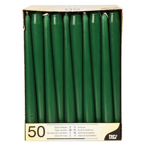 17969 candela di cera Rotondo Verde 50 pz - Foto 1