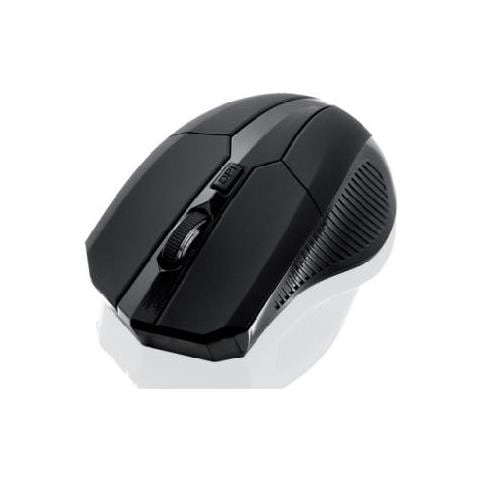 Mouse Wireless i005 PRO Laser 3 tasti 1600 DPI Colore Nero - Foto 1