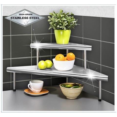 Mensola Cucina Angolare Massivo Duo, 2 Livelli, - Foto 4