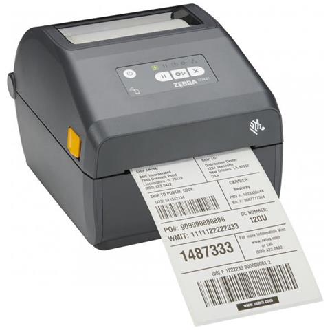 Stampante per etichette TT a cartuccia ZD4A043-C0EE00EZ ZD421c - 300 dpi - USB, BT ed Ethernet - Foto 2