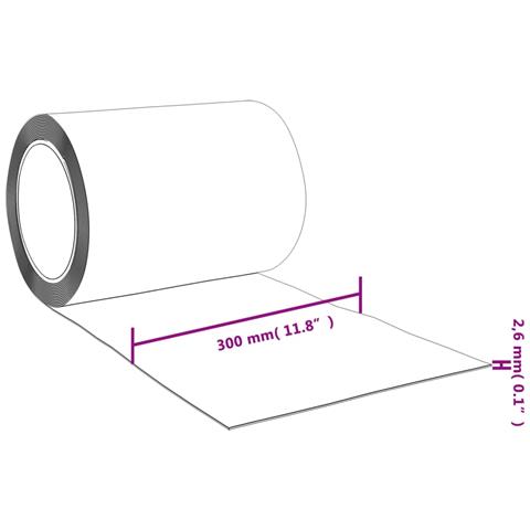 Tenda per Porte Trasparente 300 mm x 2,6 mm 10 m in PVC - Foto 10