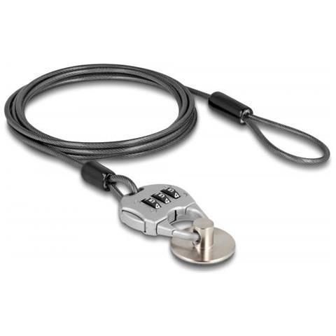 Cavo Di Sicurezza Navilock Per Tablet E Smartphone Con Lucchetto A Combinazione E Acciaio - Foto 1