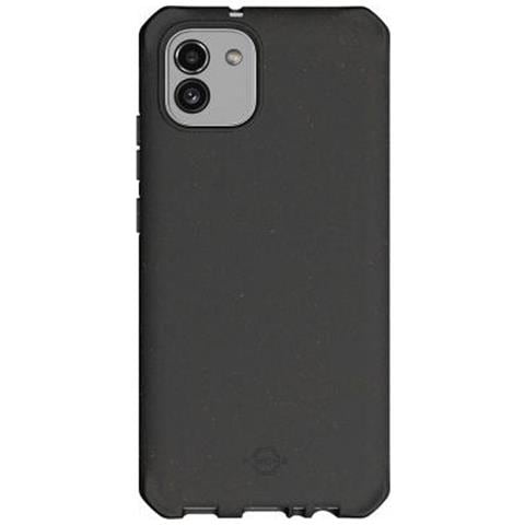 Cover Per Samsung Galaxy A03 Rinforzata Feronia Bio Earth, Nero - Foto 1