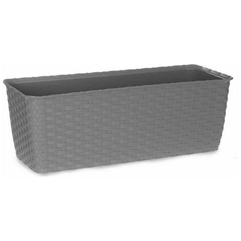 Vaso Rettangolare Da Balcone Stefanplast Grigio Plastica 15,5 X 13,5 X 39 Cm (12 Unità) - Foto 3
