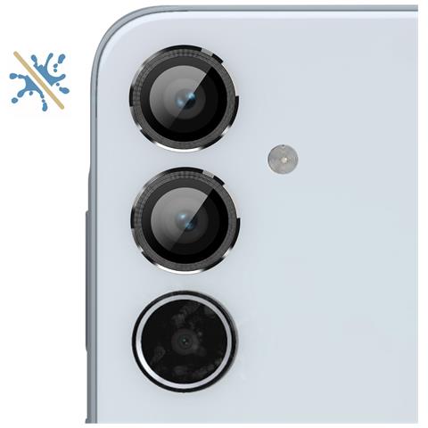 Proteggifotocamera Per Samsung A35 5g Vetro Temperato 9h Antigraffi, Nero - Foto 2