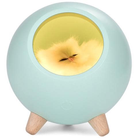 Luce Notturna Per Bambini Modello Sleepy Cat, Blu - Foto 1