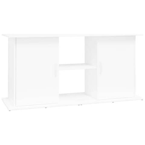 Supporto Per Acquario 121x41x58 Cm In Legno Multistrato Bianco - Foto 1