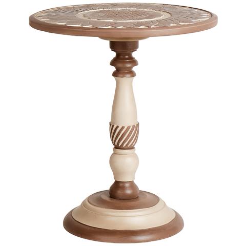 Tavolino Legno Di Mango Scuro Eulo - Foto 2