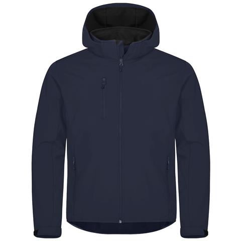 Classic Softshell Hoody Man Blu Scuro Xs - Foto 1