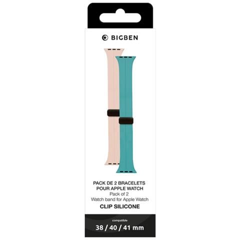 Confezione Da 2 Cinturini Per Apple Watch 38-40-41 Mm, Blu - Foto 2