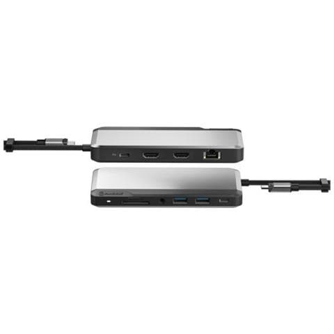 U1CSH-SGR replicatore di porte e docking station per laptop Cablato USB 3.2 Gen 1 (3.1 Gen 1) Type-C Grigio - Foto 1