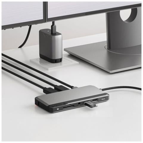 U1CSH-SGR replicatore di porte e docking station per laptop Cablato USB 3.2 Gen 1 (3.1 Gen 1) Type-C Grigio - Foto 3