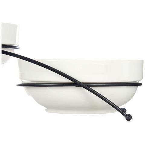 Set 3 Ciotole Rotonde In Porcellana Bianca 350ml C Sopor 38x8x13,7 Cm. Colore Bianco - Foto 3