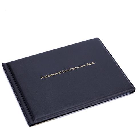 Libro Per La Raccolta Di Francobolli, Album Per Monete Da 240 Tasche Per Collezionisti Black - Foto 2