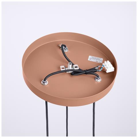 Sollux Lighting Lampada A Sospensione Halo 3p Moka Sl.1735 - Moderno Lampada A Sospensione Moka 125x25x25 Cm - Foto 8