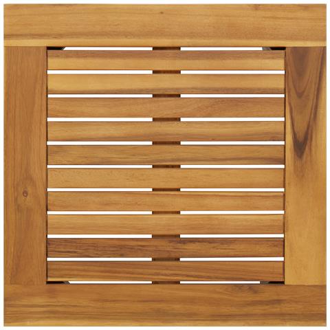 Tavolo da giardino 45x45x38 cm in legno di acacia solido - Foto 7