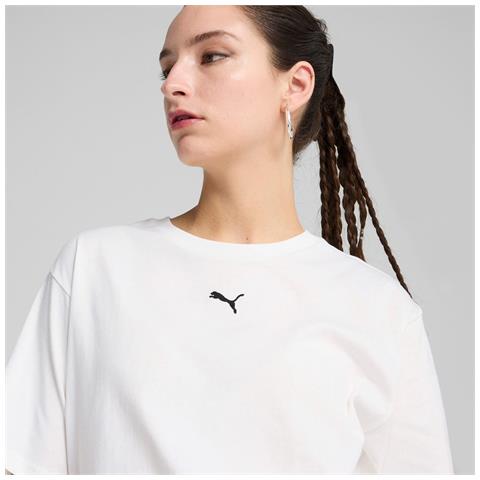 Ess Relaxed Tee 68497102, Donne, Bianca, S - Foto 2