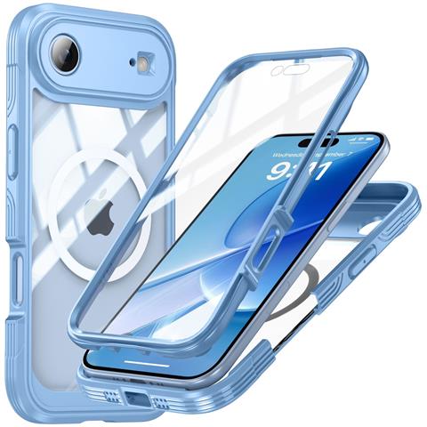 Custodia Per Telefono In Vetro 9h Antiurto Compatibile Con Iphone 17 Pro Max, Protezione Completa E Magnetica - Foto 1