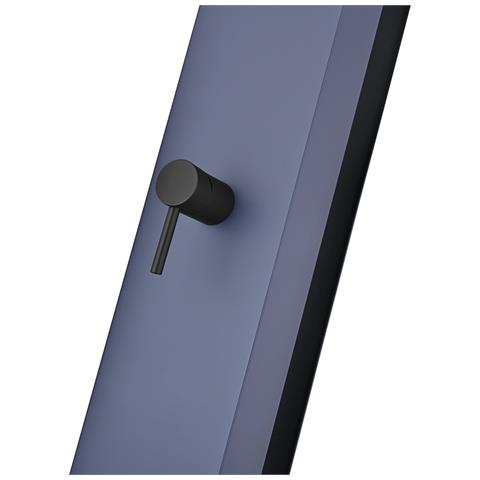 Imex Doccia Piscina In Acciaio 316 Blu Oceano E Nero Opaco Con Serbatoio Da 39 Litri E Diffusore Anticalcare Phoenix - Foto 5