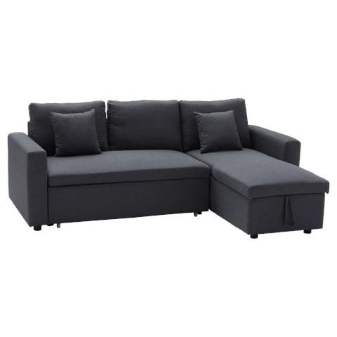 Clark Divano Letto Angolare A 3 Posti Grigio Screziato - Foto 1