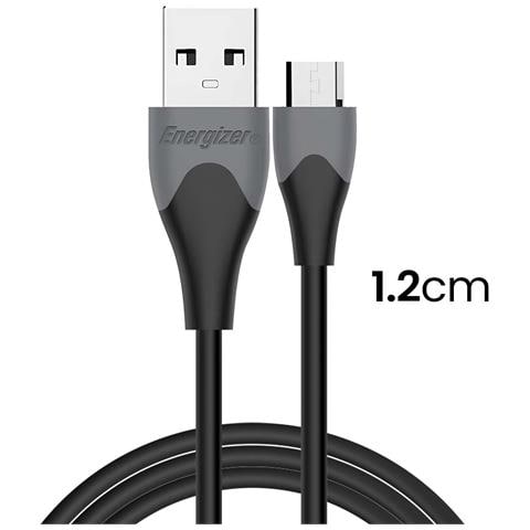 Cavo Usb-a A Micro-usb 1,2 M Smartphone Tablet Ultra Flessibile Resistente, Nero - Foto 5