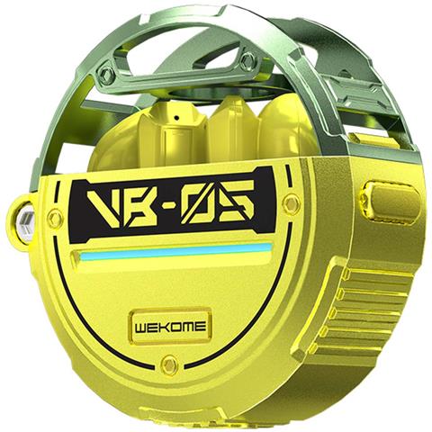 Cuffie Tws Wireless Bluetooth 5.3 Con Custodia Di Ricarica Autonomia 5h, Verde - Foto 1