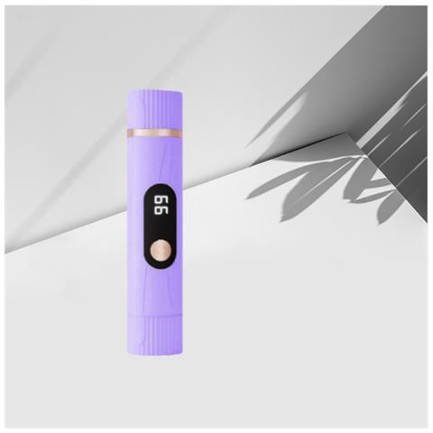 Epilatore Elettrico Con Display Digitale - Rasoio A Doppio Anello Flottante 3d Purple - Foto 2